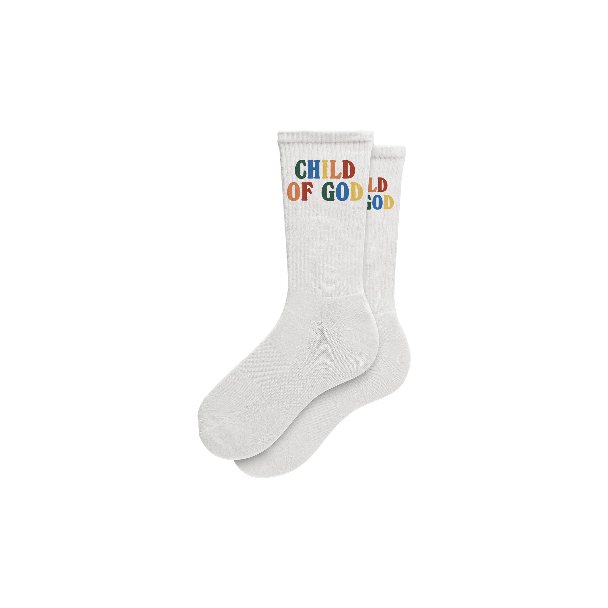 Child of God White Socks