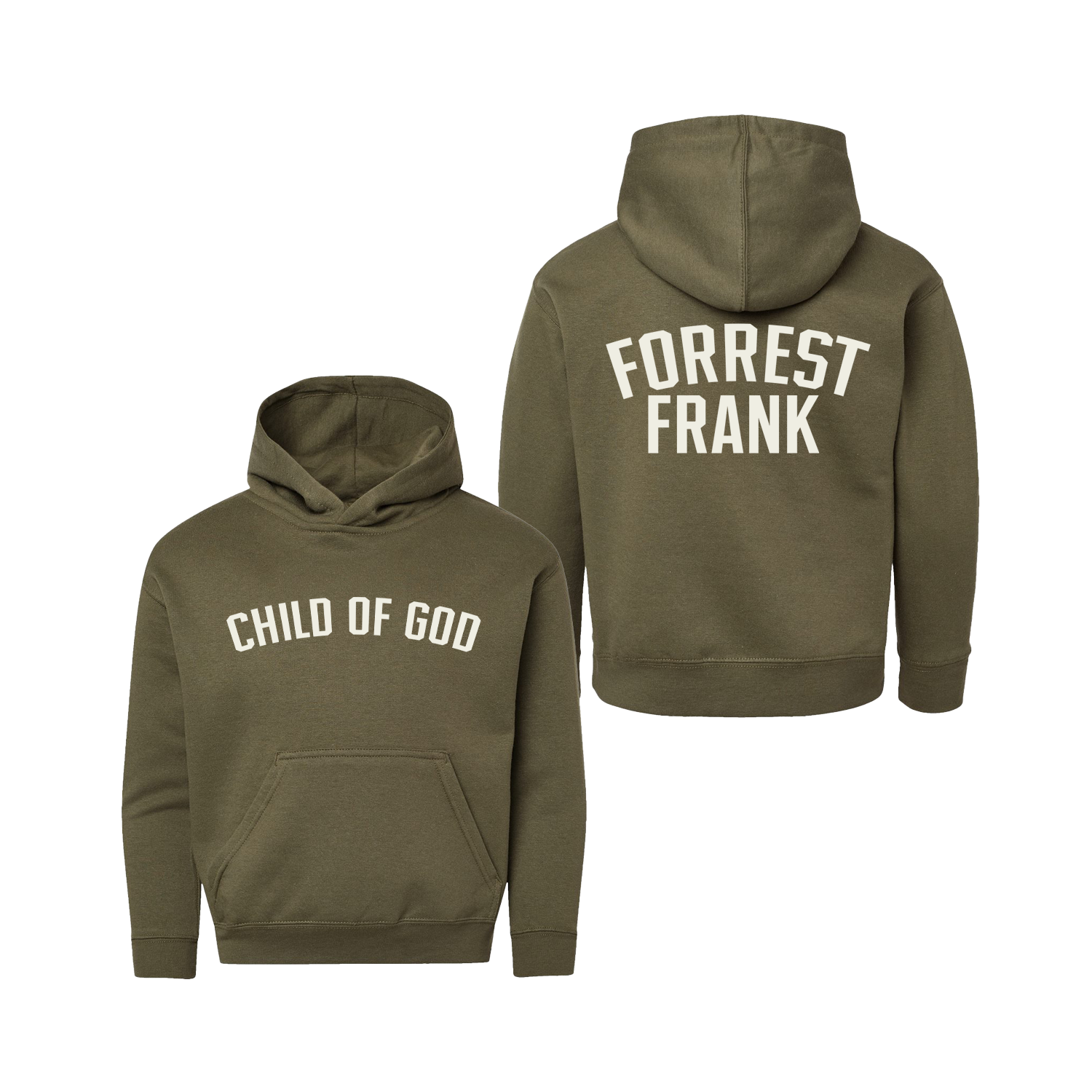 Child of God Olive Kids Hoodie