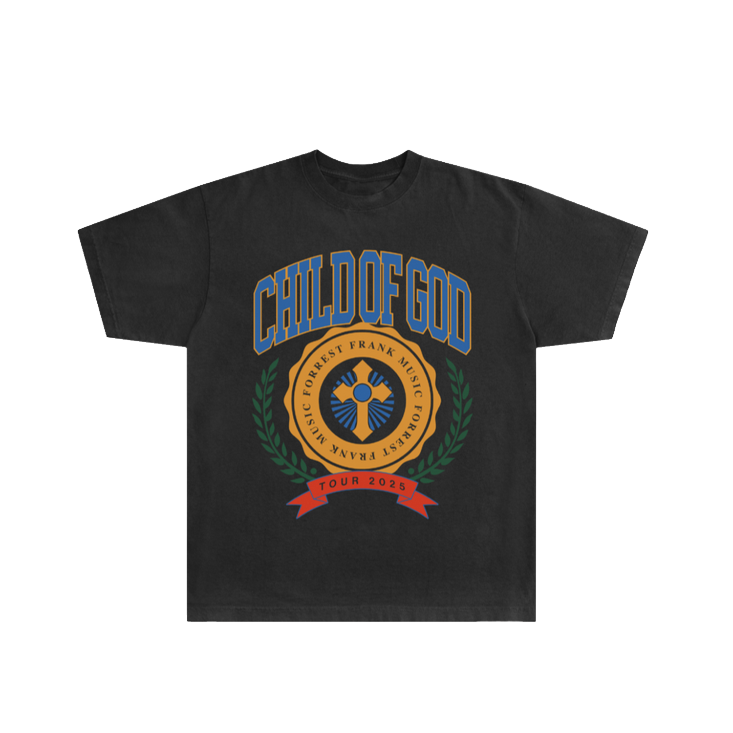 Child of God Tour Crest Black T-Shirt