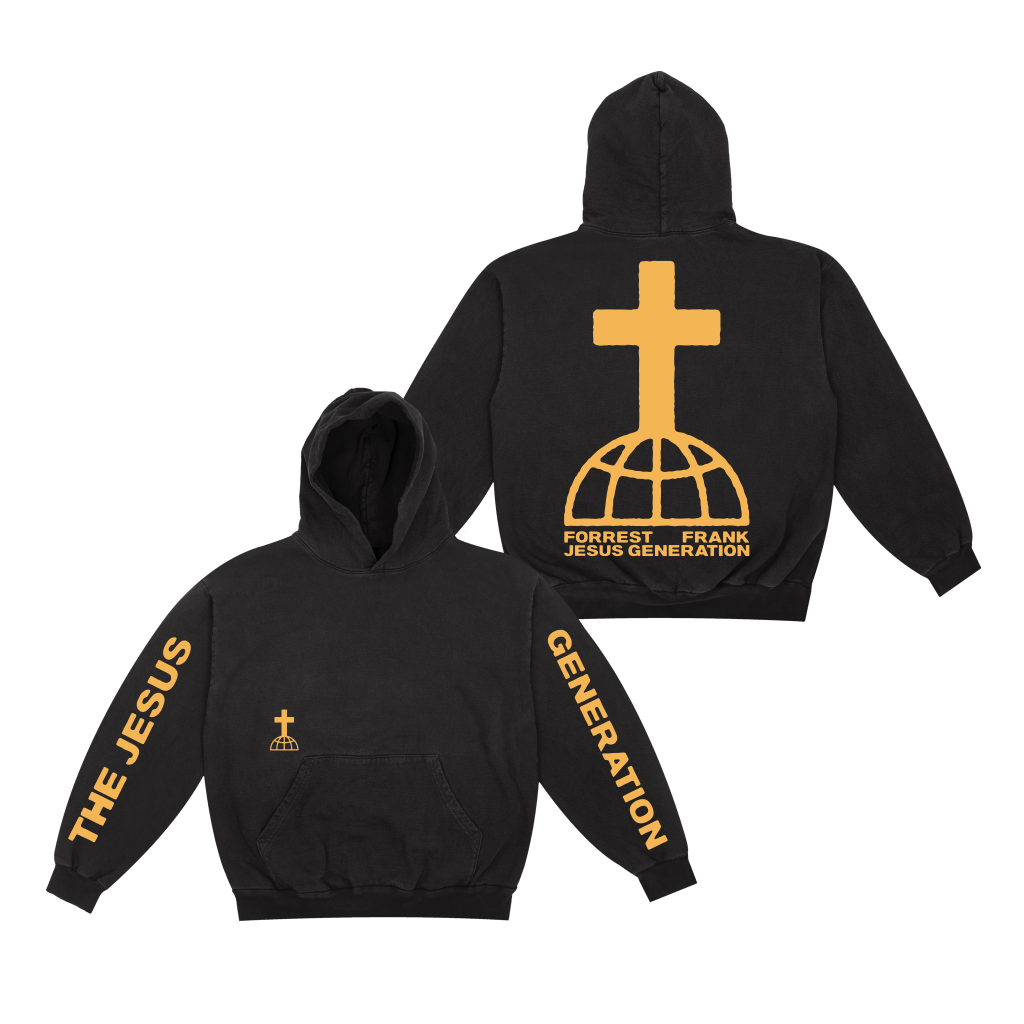 The Jesus Generation Black Tour Hoodie – Forrest Frank