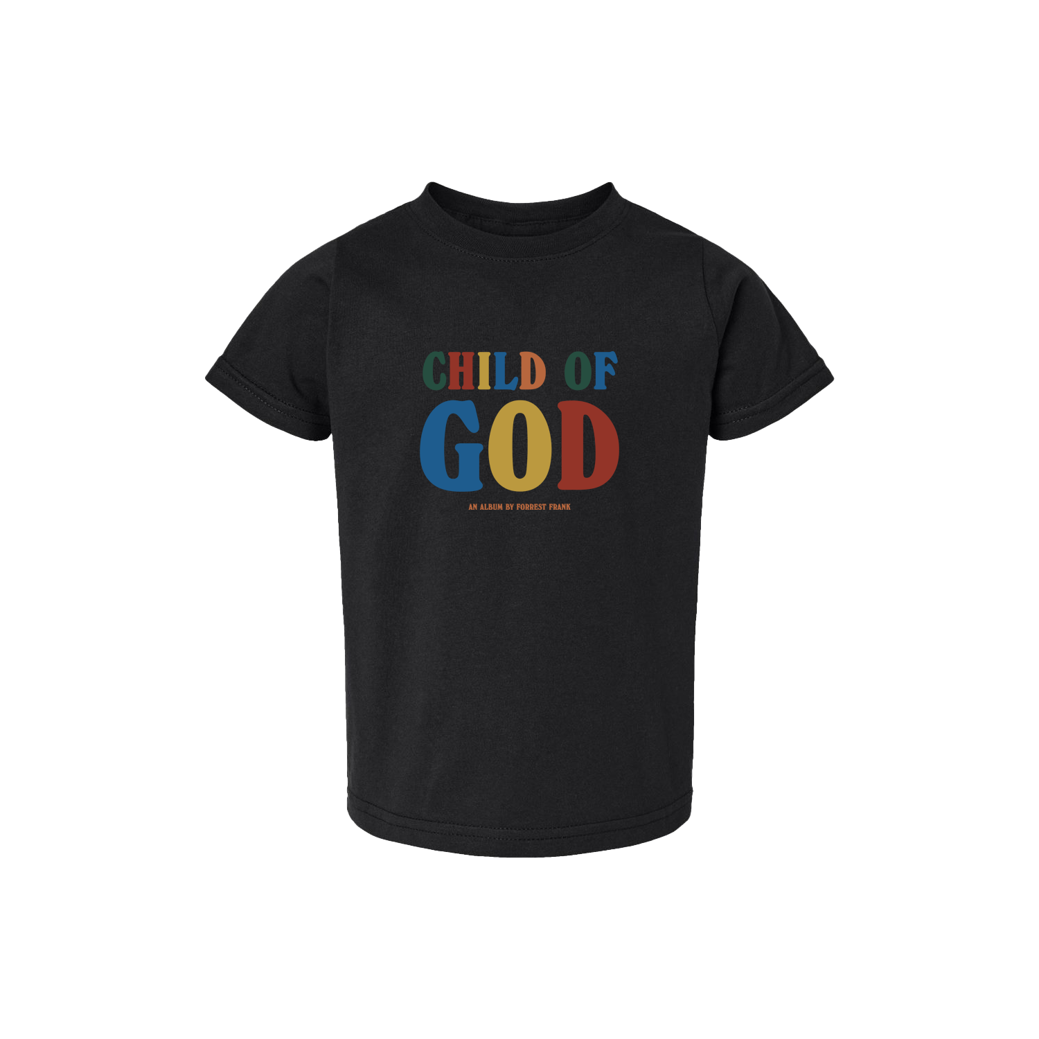 Child of God Childrens Black T-Shirt