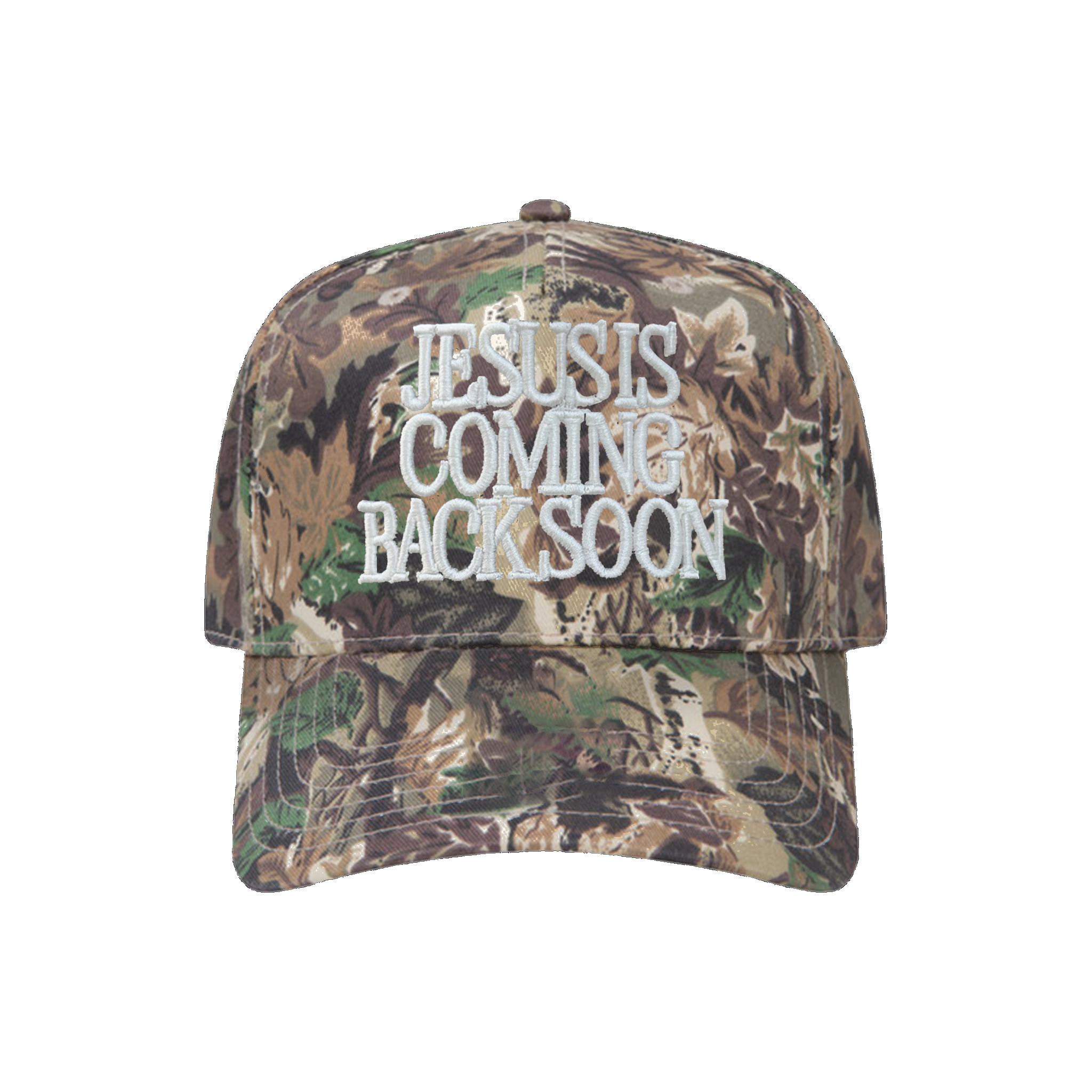 Jesus Is Coming Back Soon Camo Hat