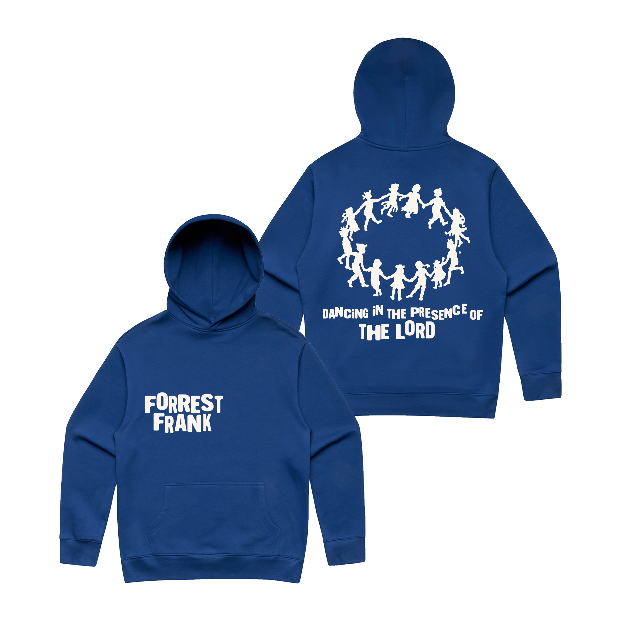 Dancing in the Presence Blue Hoodie