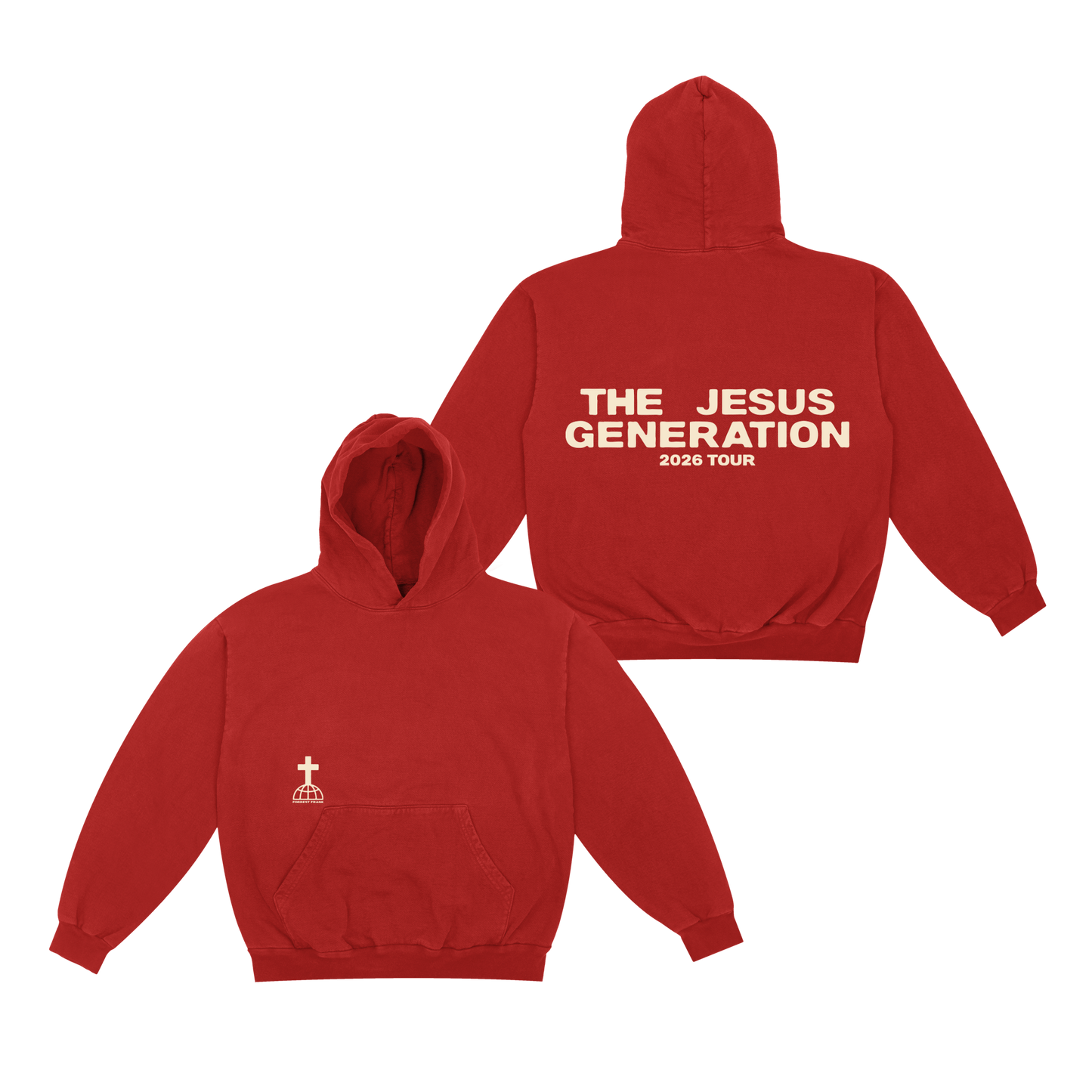 The Jesus Generation Red Tour Hoodie
