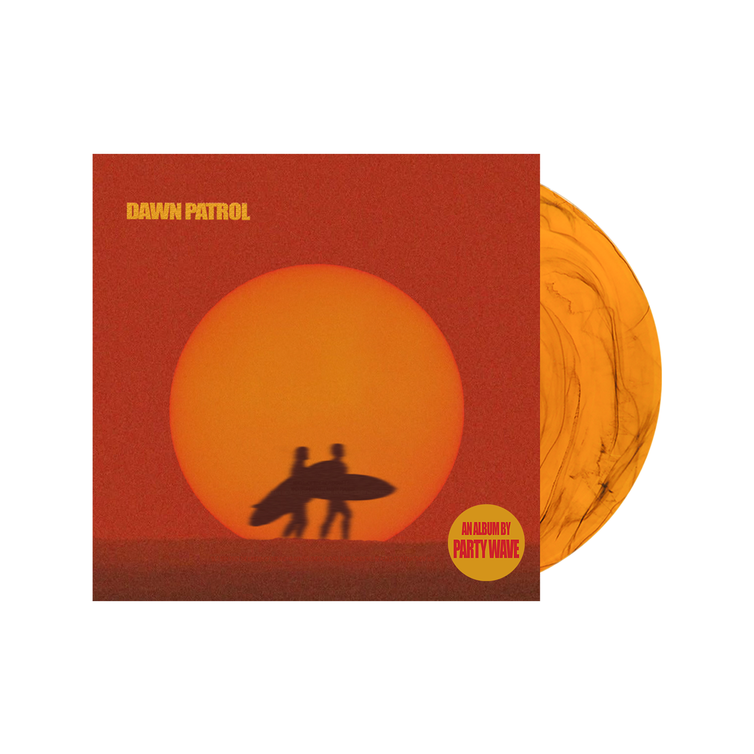 DAWN PATROL by PARTY WAVE - Orange Swirl Vinyl