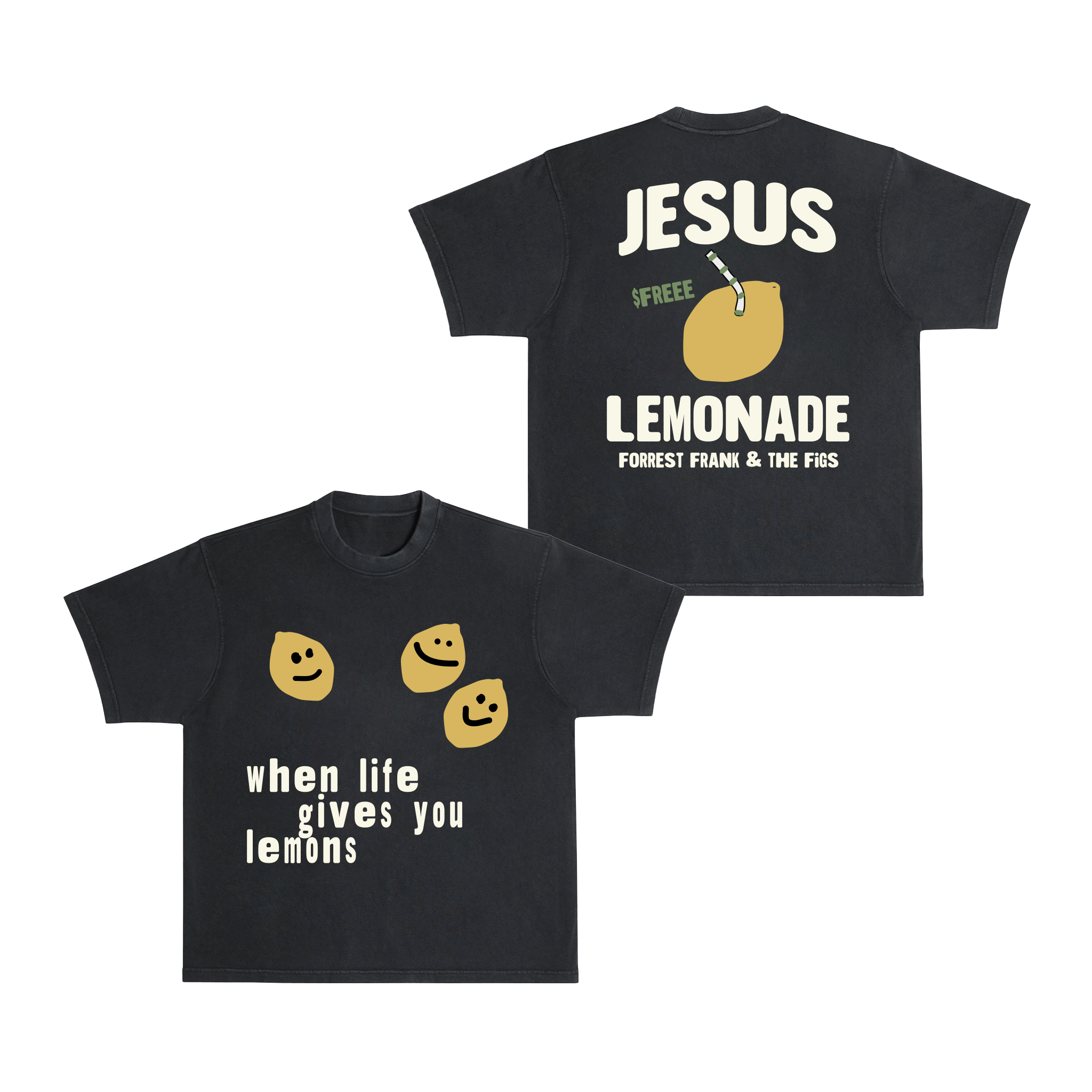 Jesus Lemonade Black Tee