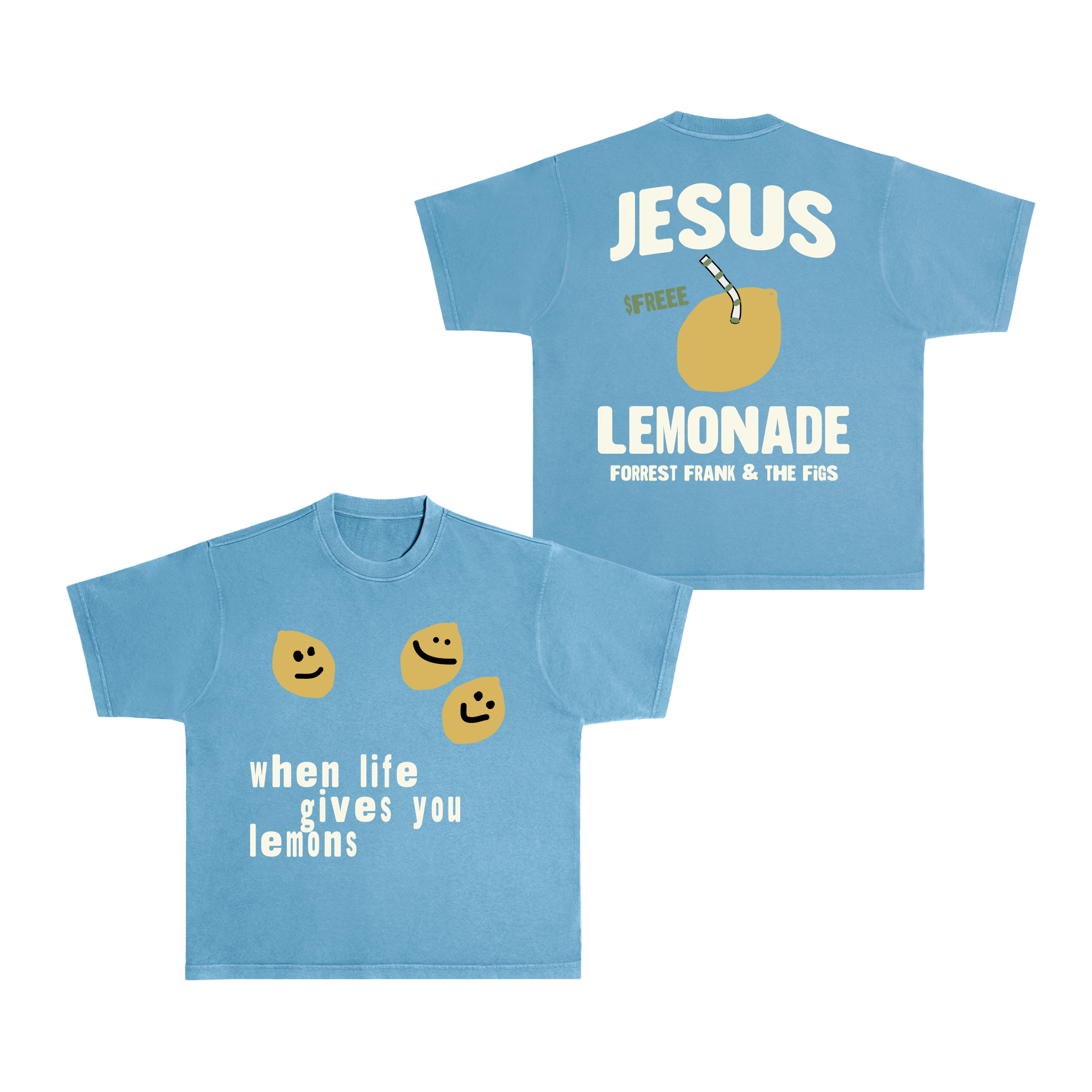 Jesus Lemonade Blue Tee