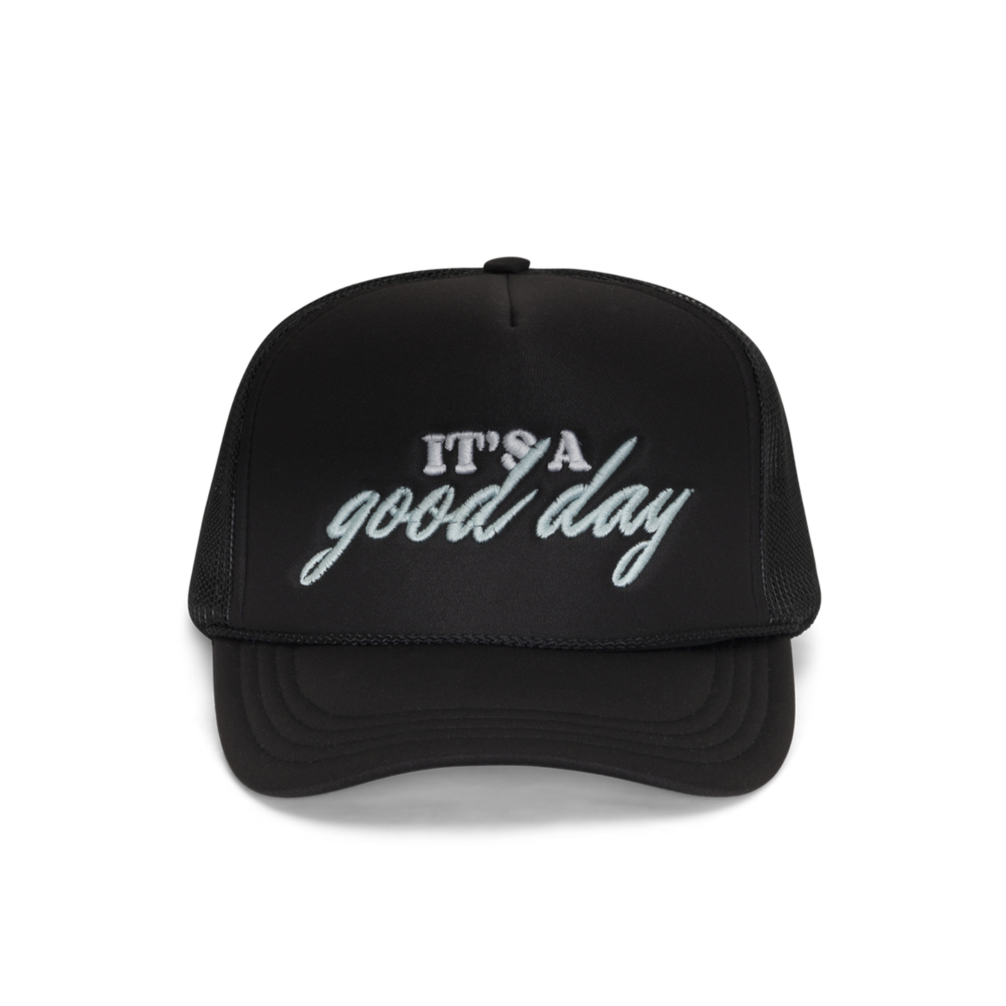Good Day Black Trucker Hat