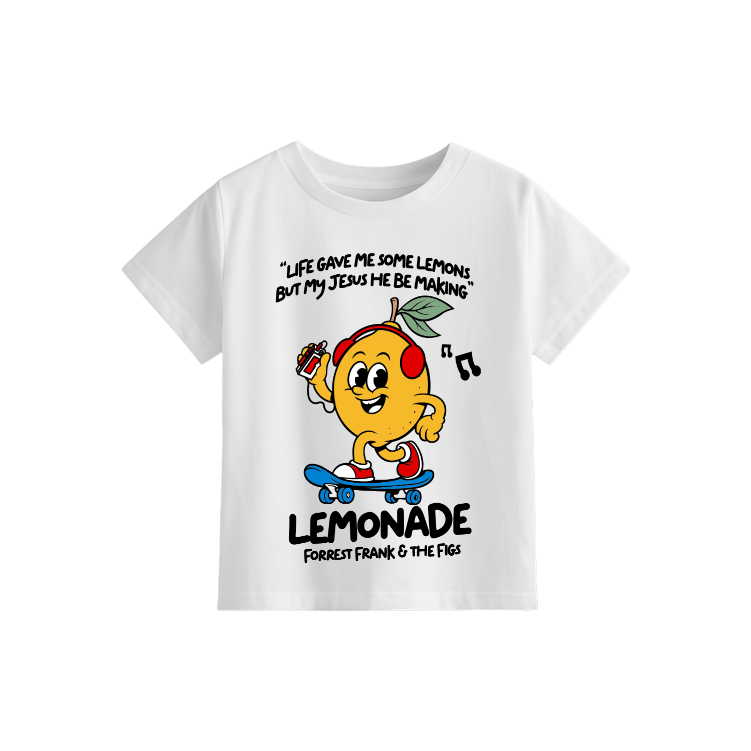 Lemon Skate White Youth Tee