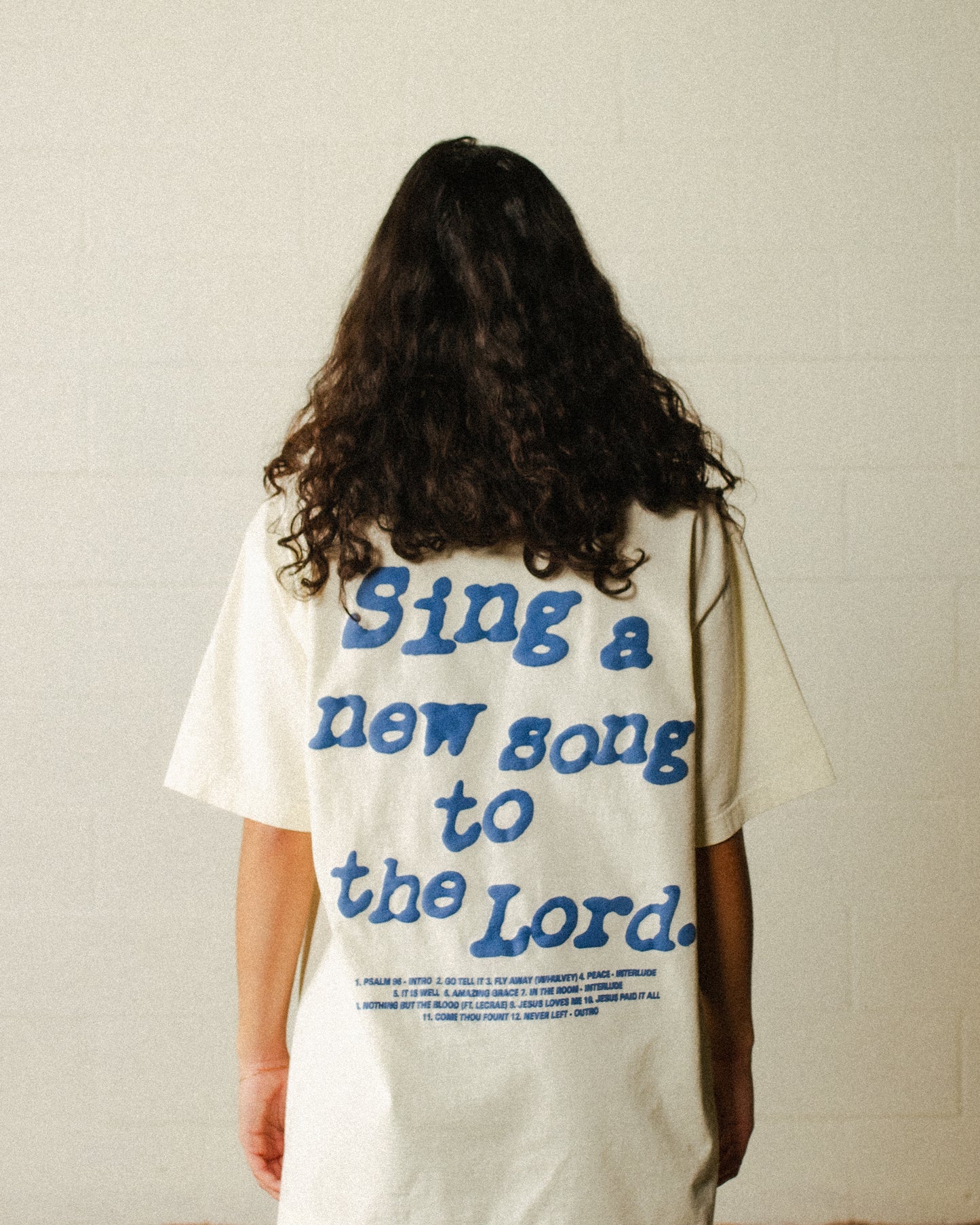 Cream New Hymns T-shirt