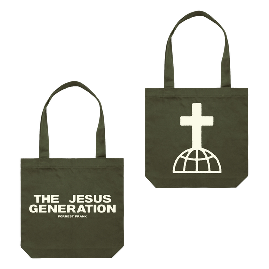 The Jesus Generation Green Tote Bag