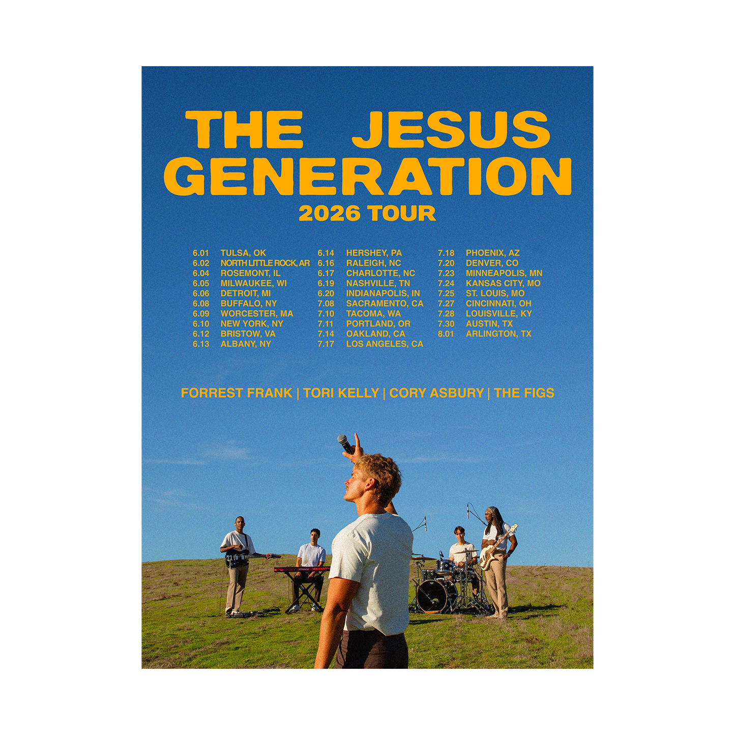 The Jesus Generation Tour Poster