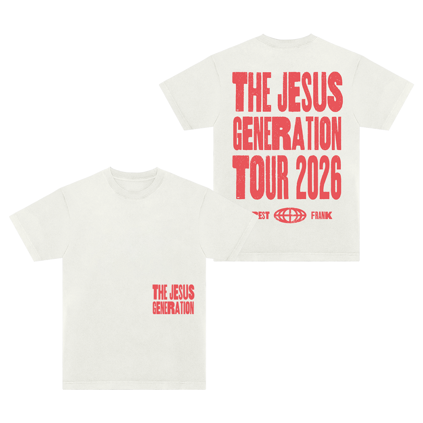 The Jesus Generation White Tour T-Shirt