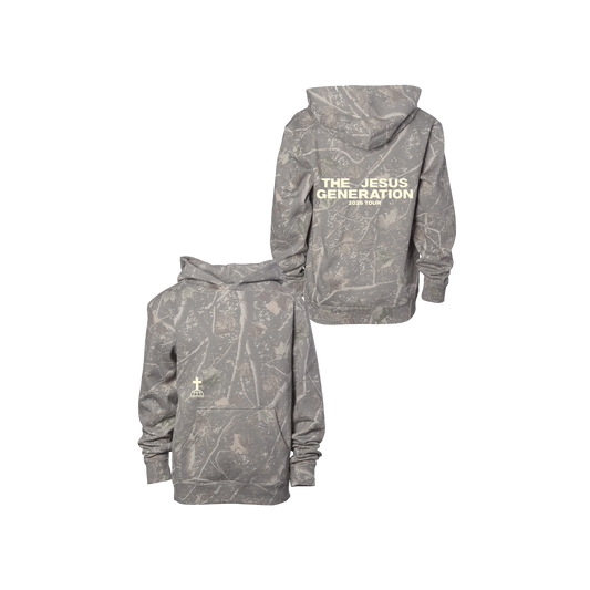 The Jesus Generation Camo Youth Tour Hoodie