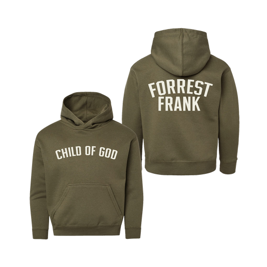 Child of God Olive Kids Hoodie