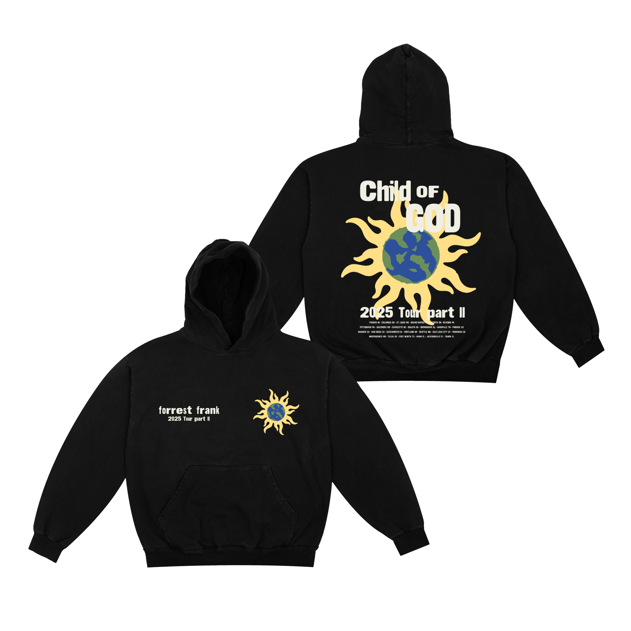 Child of God Tour Part II Black Hoodie
