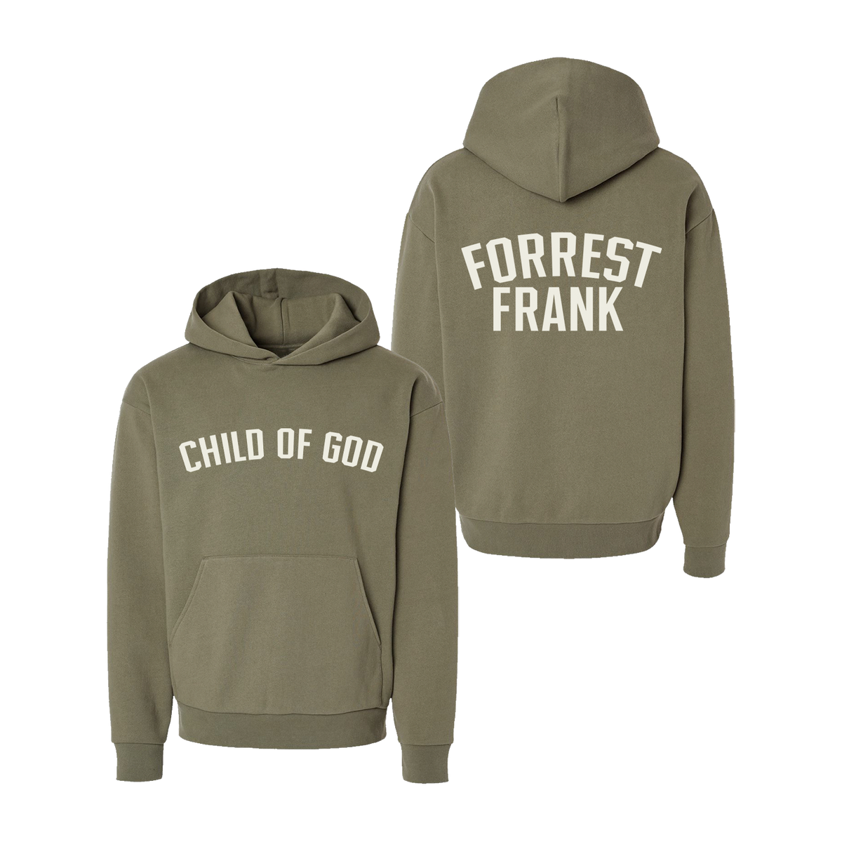 Child of God Olive Hoodie - Main Image