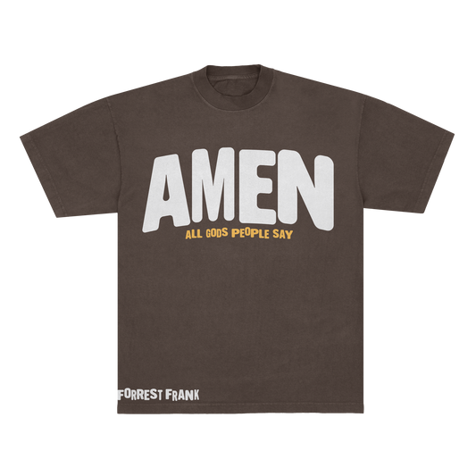 Amen Brown T-Shirt
