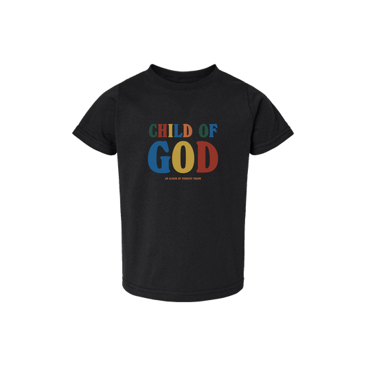 Child of God Childrens Black T-Shirt