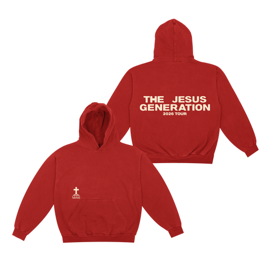 The Jesus Generation Red Tour Hoodie