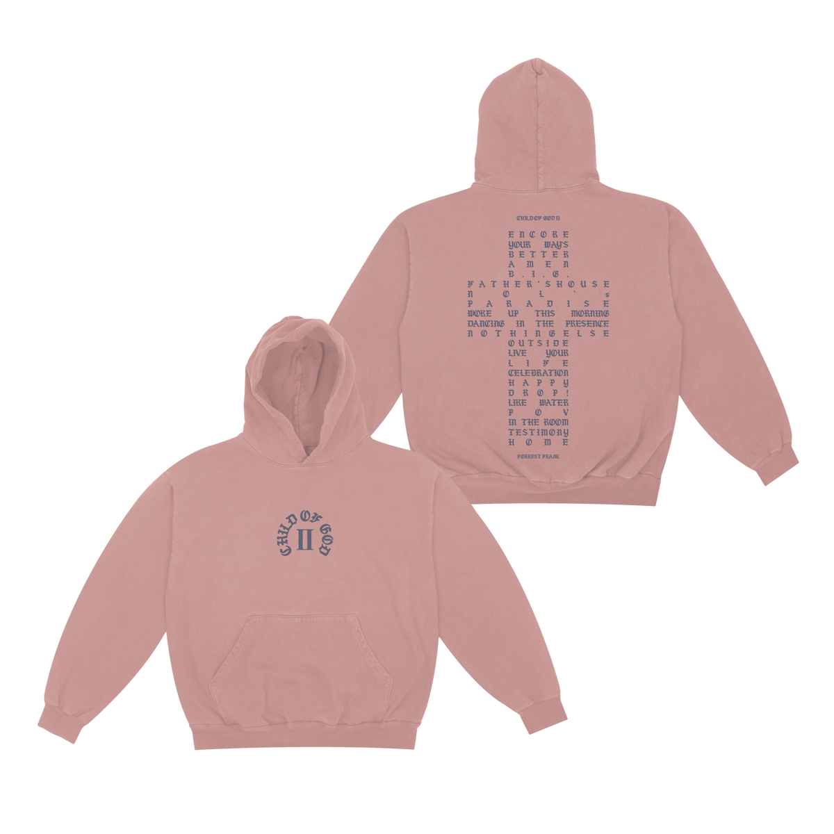ミュージシャン GOD ONLY KNOWS SWEAT HOODIE Zero Fatigue