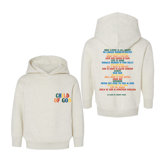 Tracklist Childrens Natural Heather Hoodie