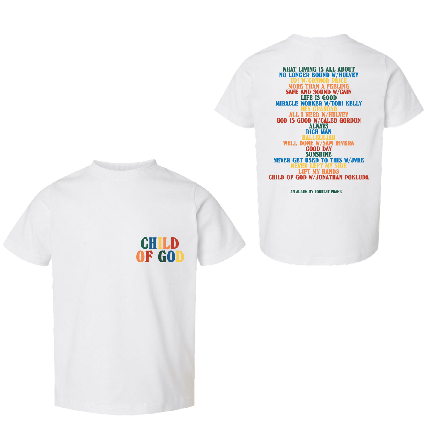 Tracklist Childrens White T-Shirt