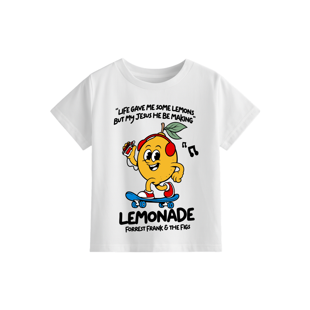 Lemon Skate White Youth Tee