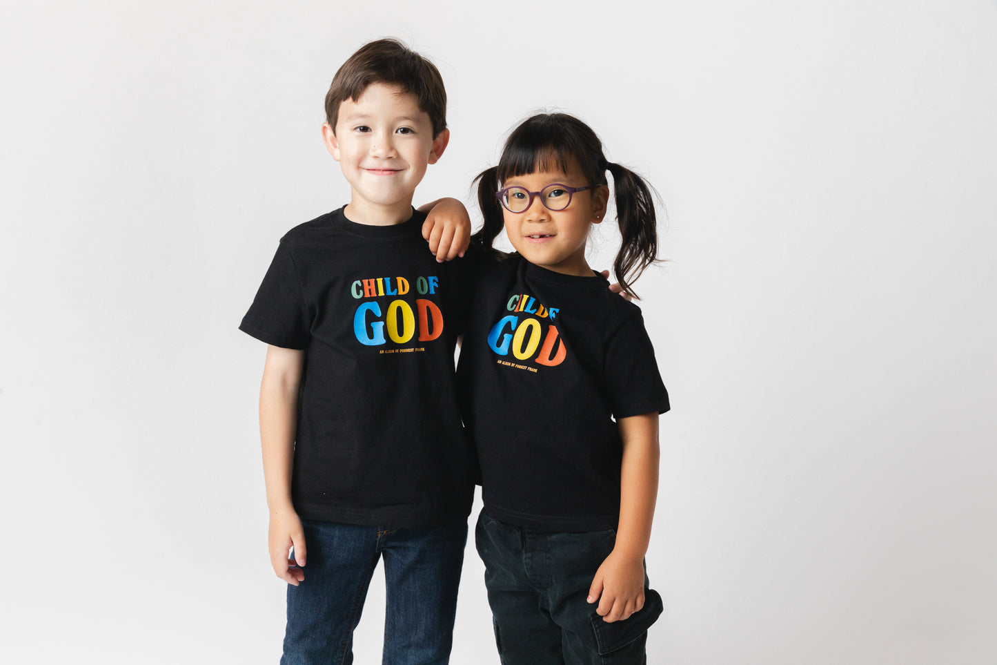 Child of God Childrens Black T-Shirt