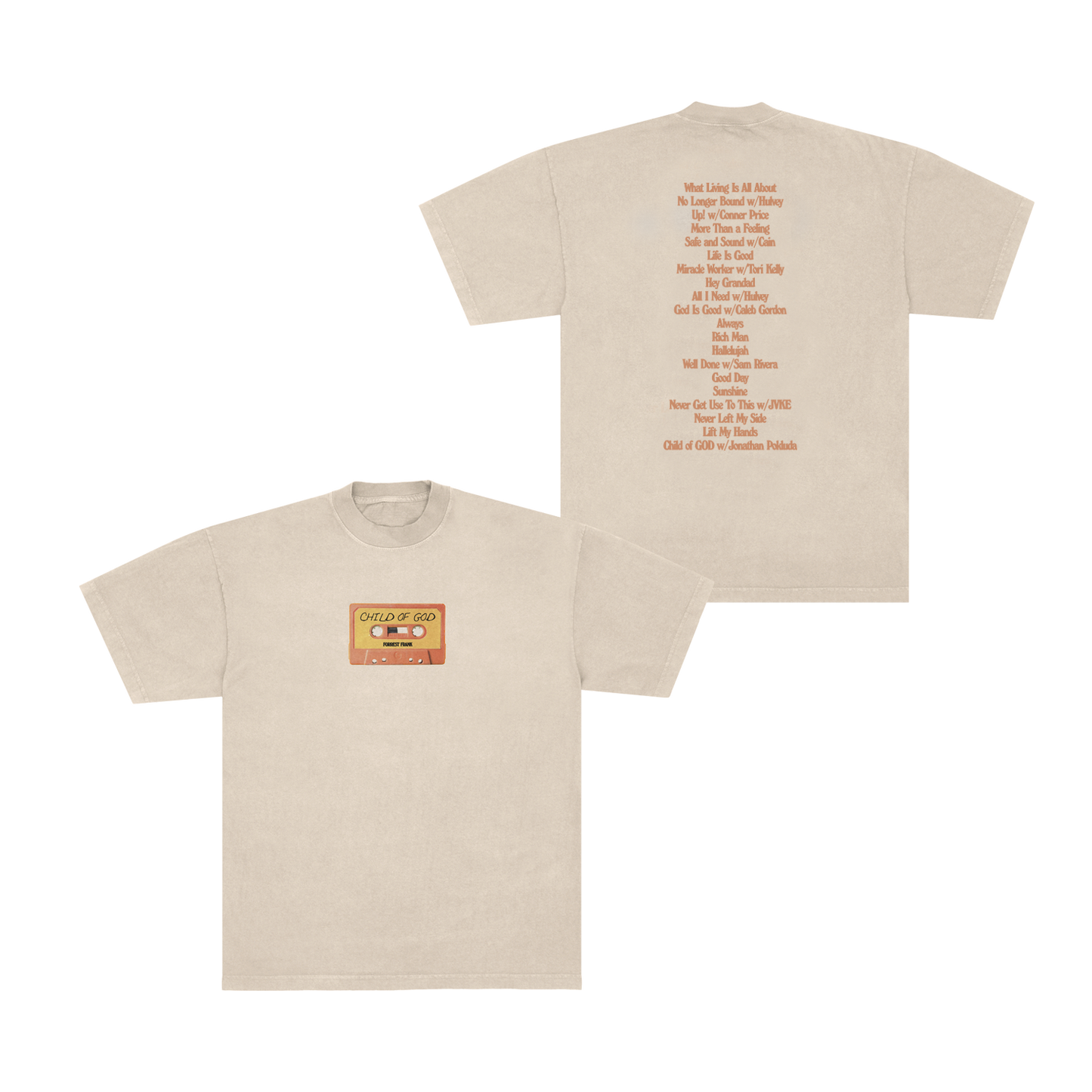 Child of God Cassette Tan T-Shirt