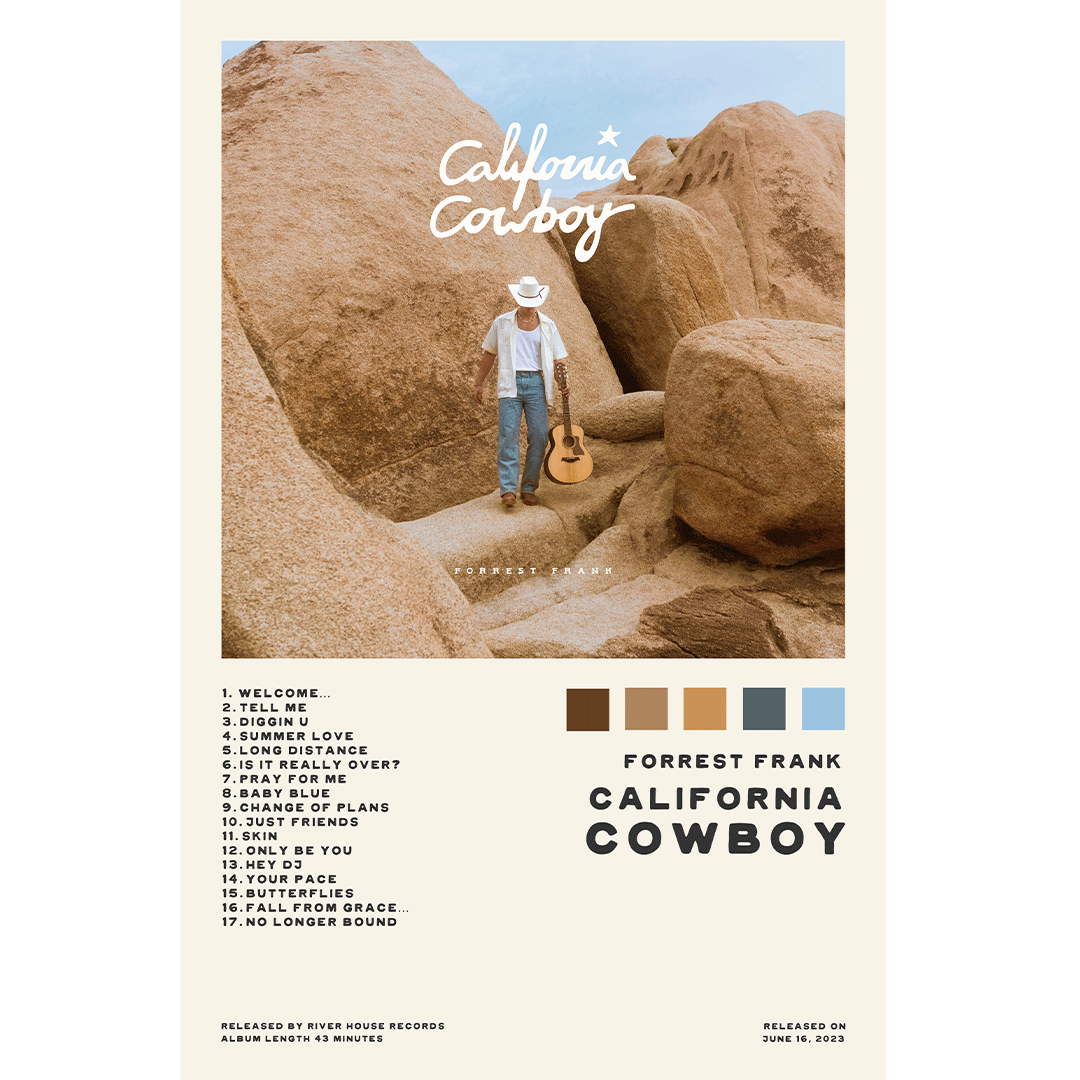 California Cowboy Album Poster