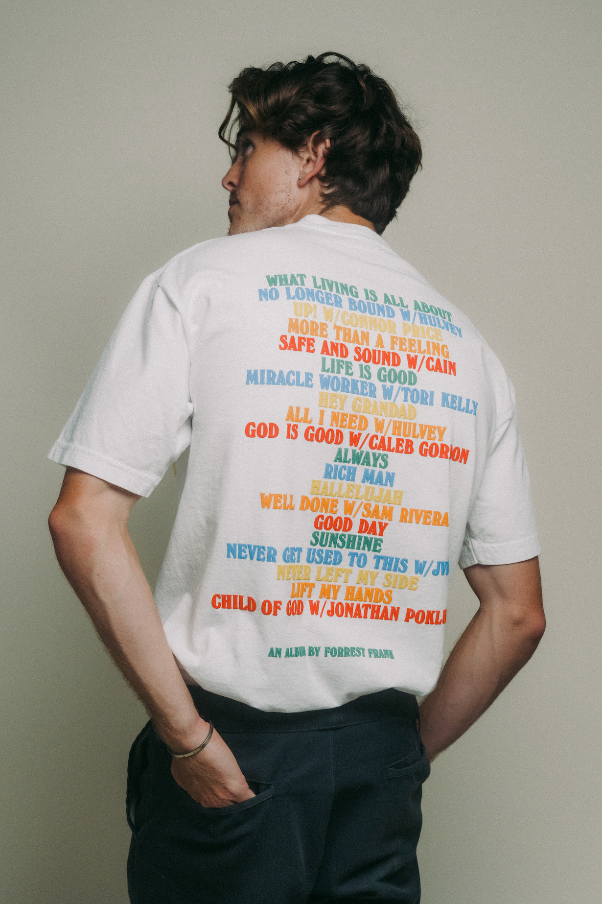 Child of God Tracklist White T-Shirt